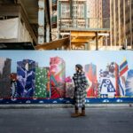 Yunan asıllı Amerikalı sanatçı, Aşağı Manhattan’da bir duvar resmini tanıttı