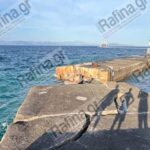 Yolcu feribotu Rafina iskelesine çarptı, yaralanma yok